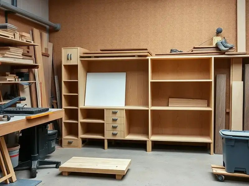 Custom office furniture fabrication